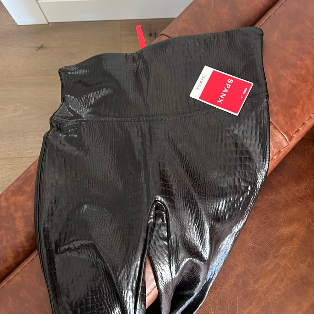 Spanx croc leggings